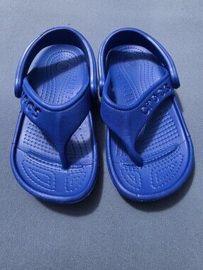 Crocs Toddler Blue Sandlas 8/9 C